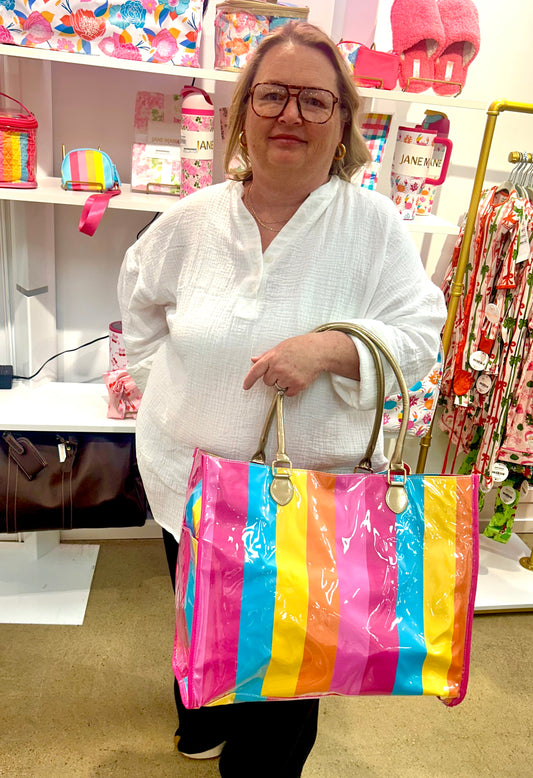 Rainbow tote
