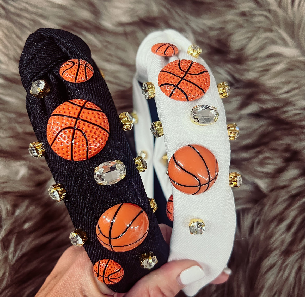 Black basketball headband