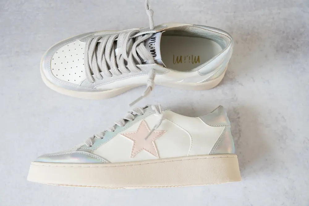 Juniper sneaker in silver