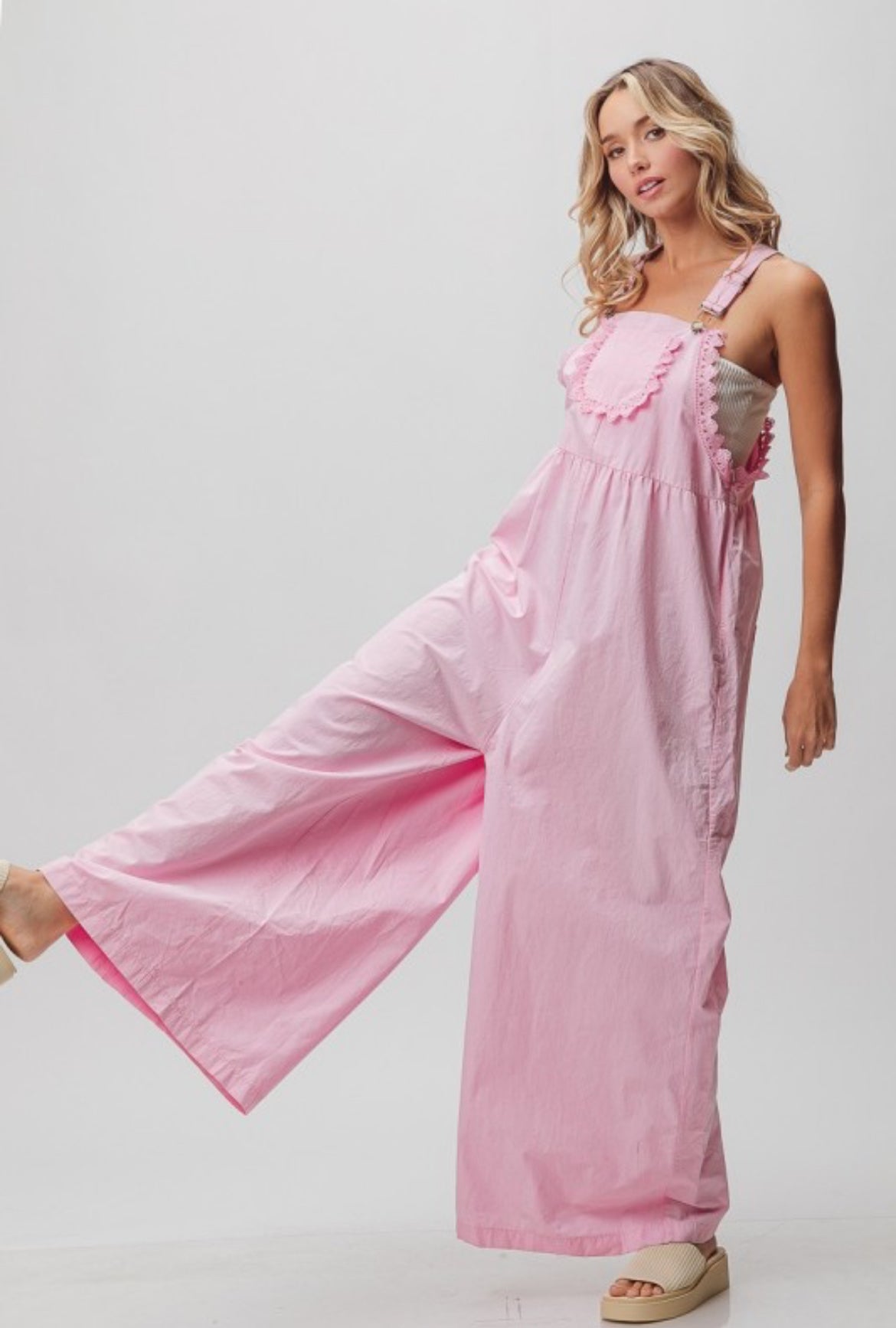 BiBi wide leg jumpsuit