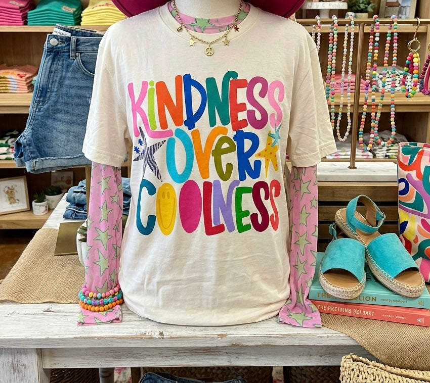 Kindness over coolness tee