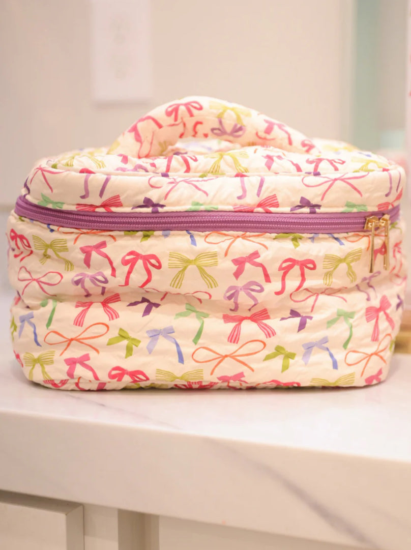 Jetsetter Quilted Bag-Bows