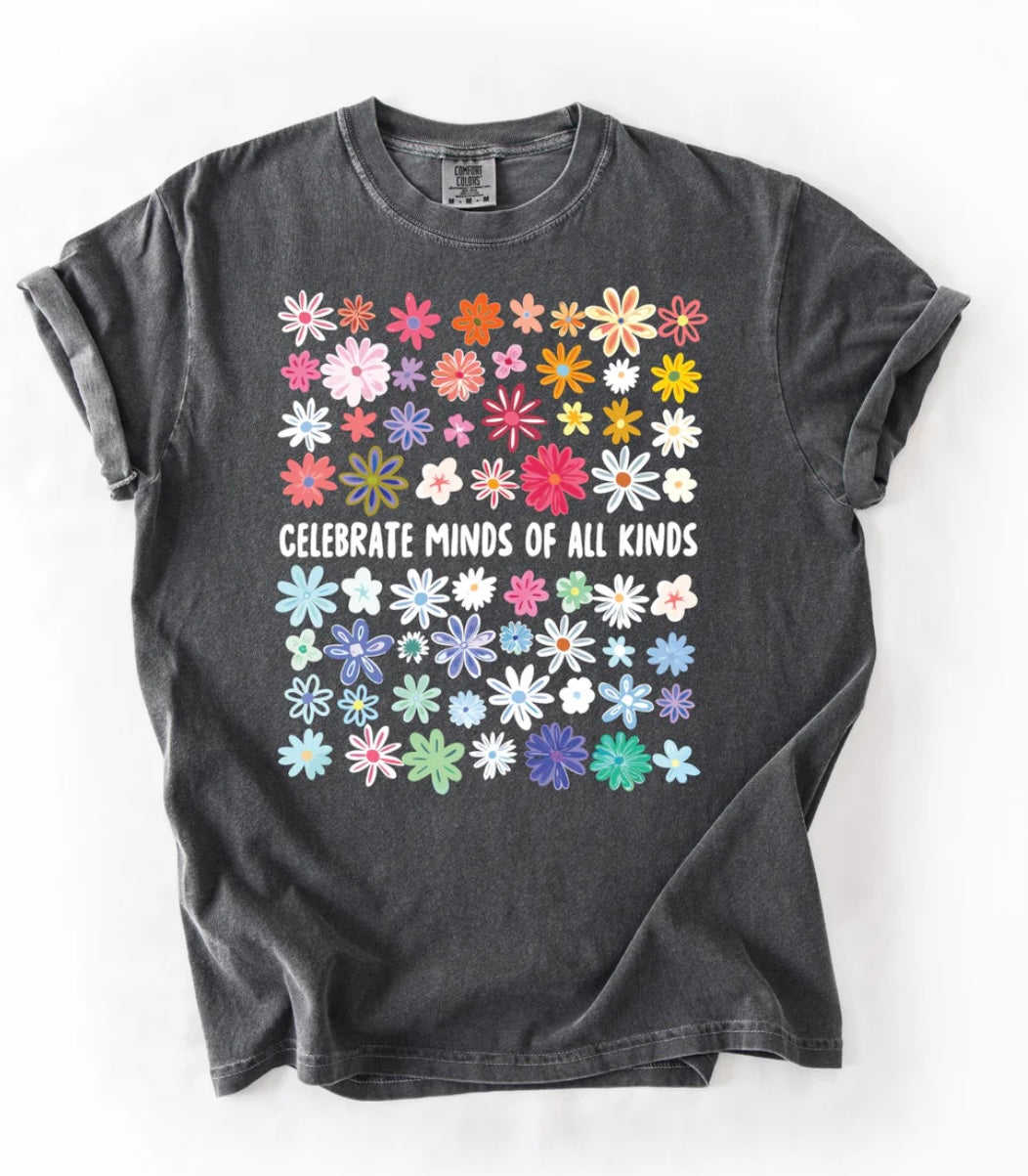 Celebrate minds of all kinds tee
