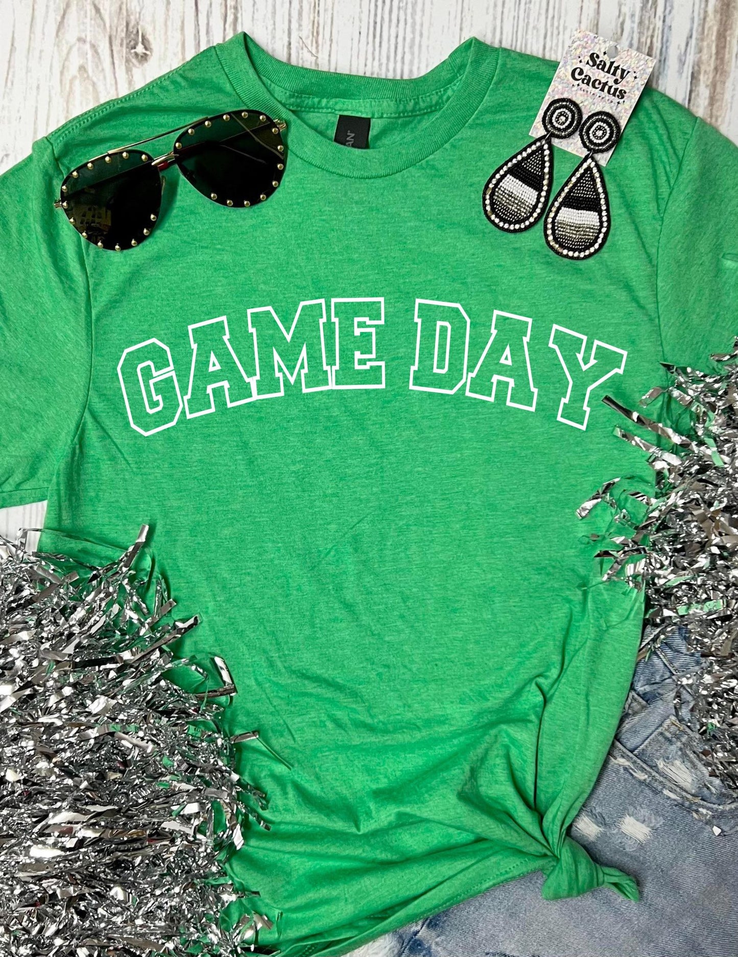 *PUFF* GAME DAY PUFF OUTLINE Pick Your Color Tee