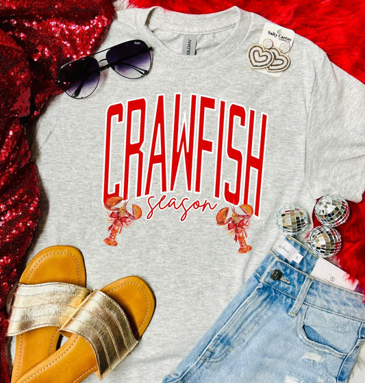 Crawfish Season Ash Grey Tee