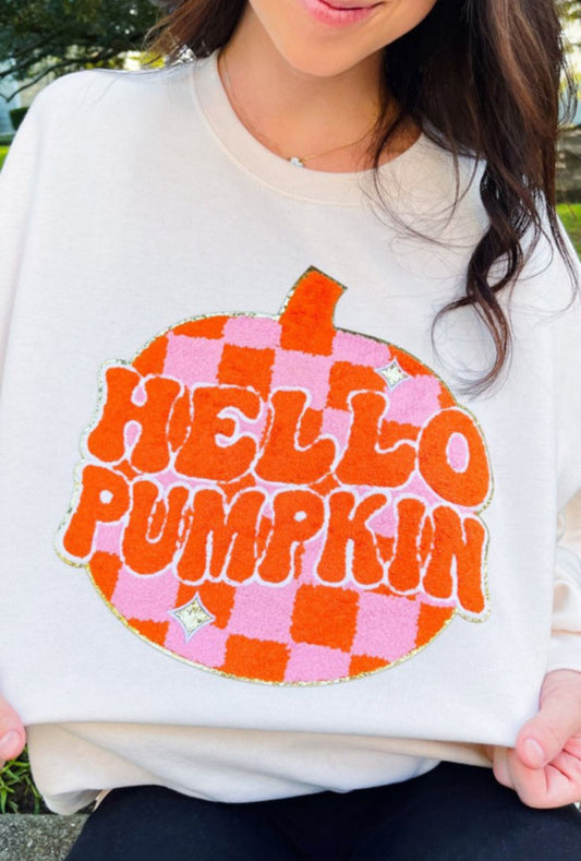 Hello pumpkin sweatshirt