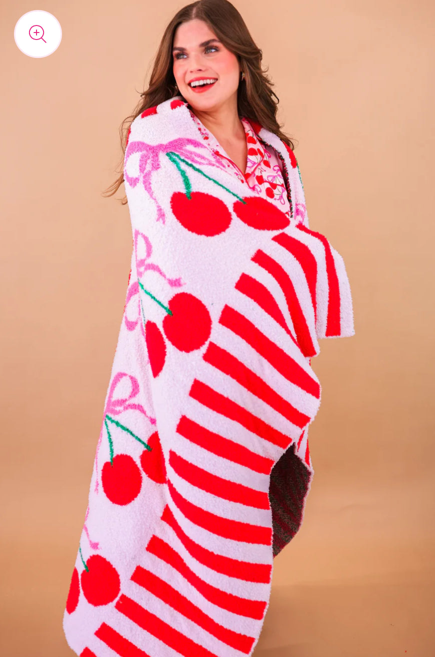 Cherry Bomb Blanket