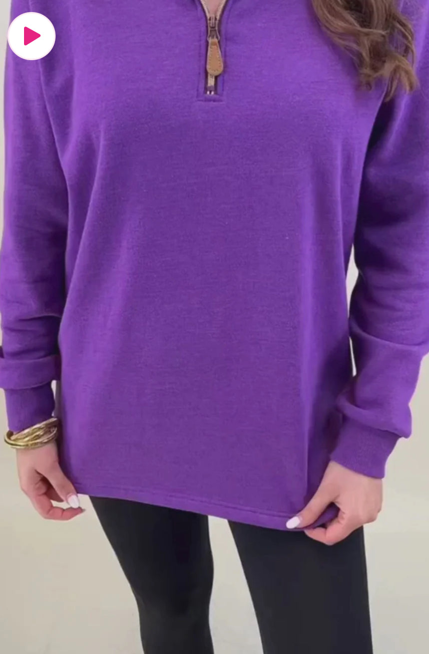 Miley Quarter Zip Pullover