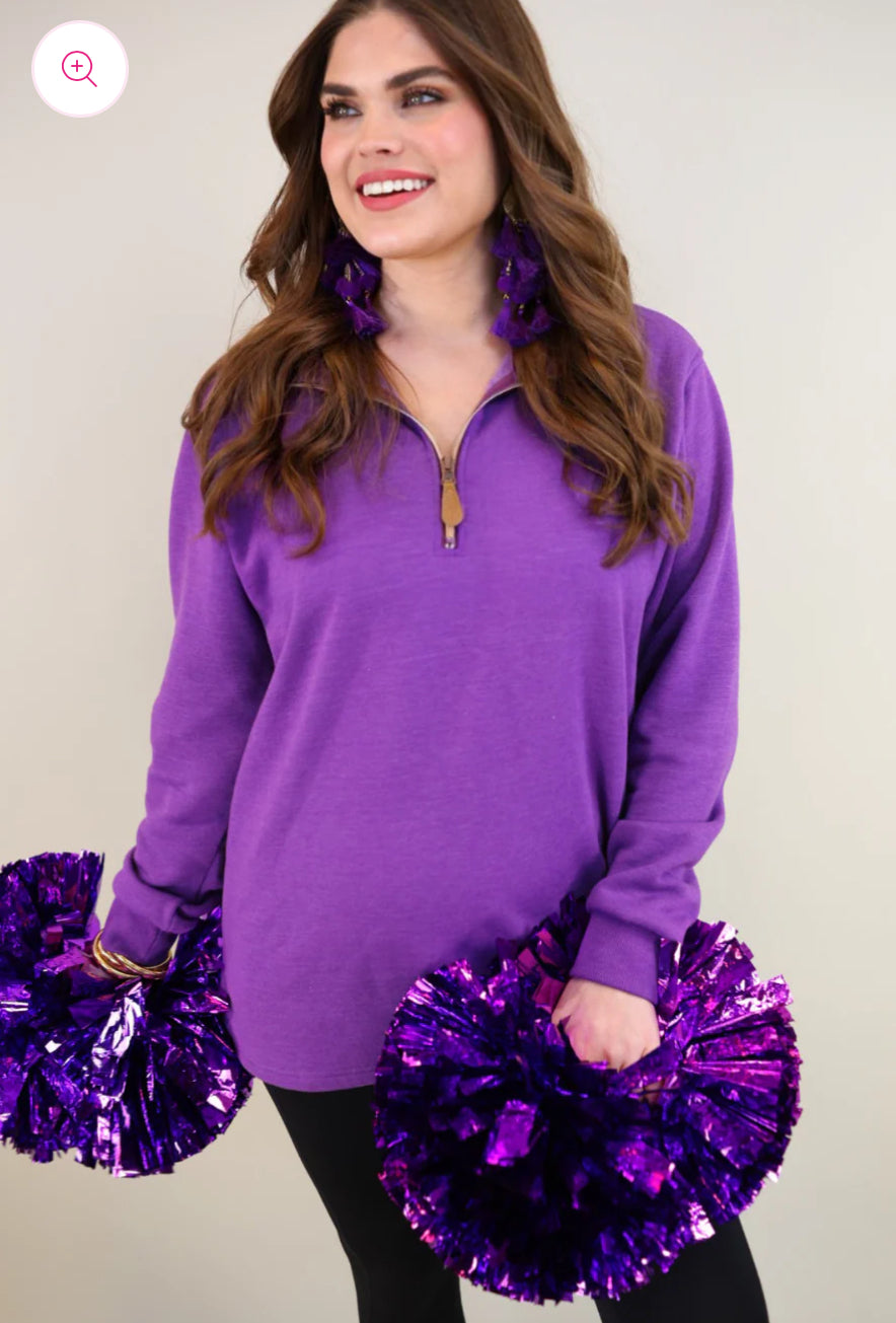 Miley Quarter Zip Pullover