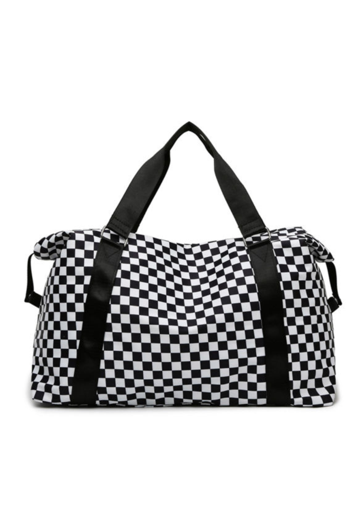 Checkered tote bag
