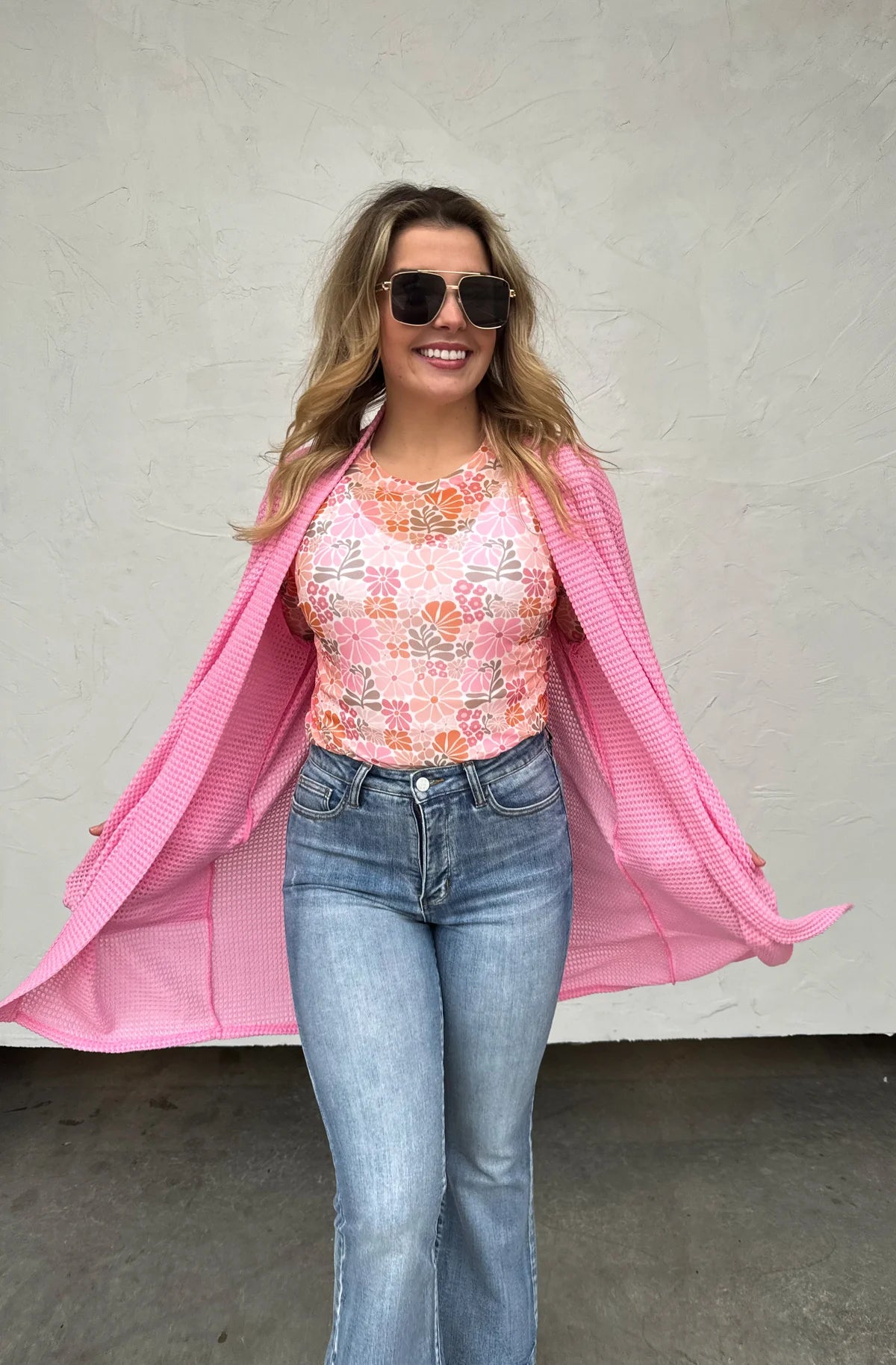 Lola Cardigan-Pastel Pink