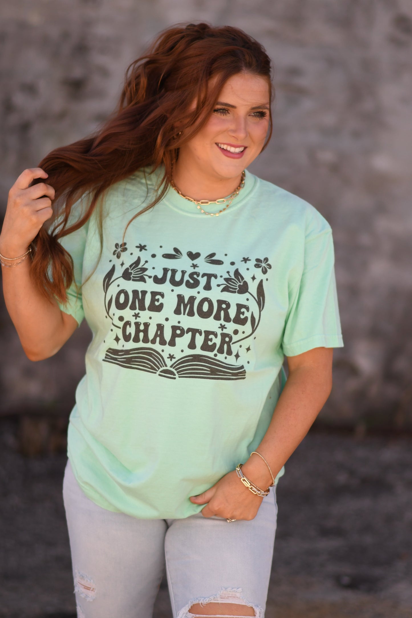 Just One More Chapter Book Tee
